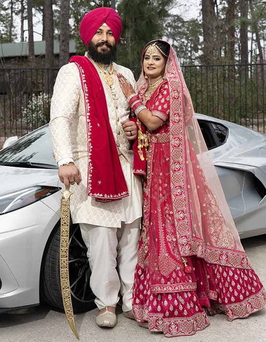Wedding or cultural celebration detail photographed by Singh Audio & Video.