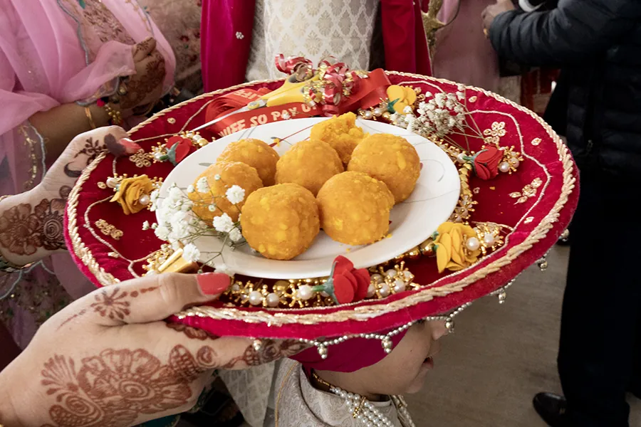 Family celebration photograph.