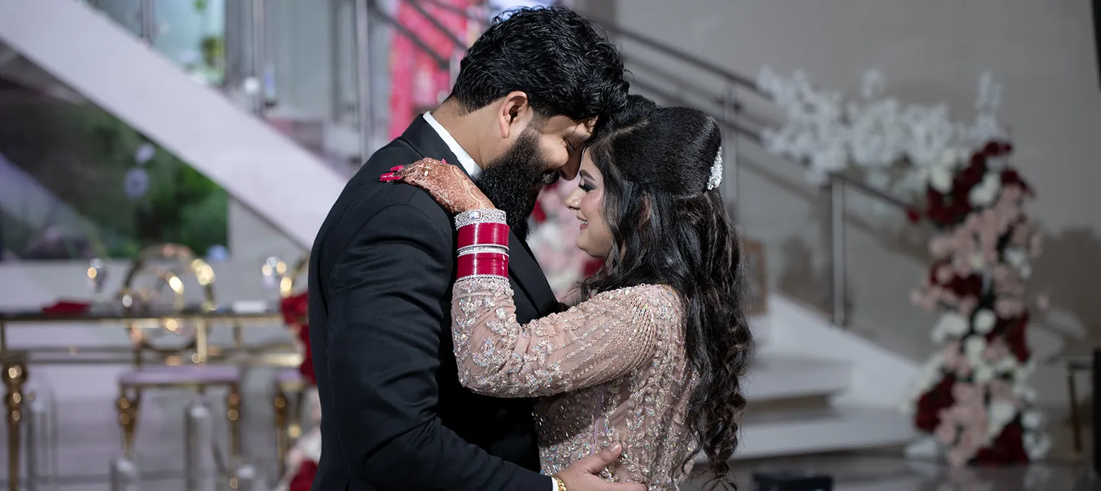 Wedding or cultural celebration detail photographed by Singh Audio & Video.